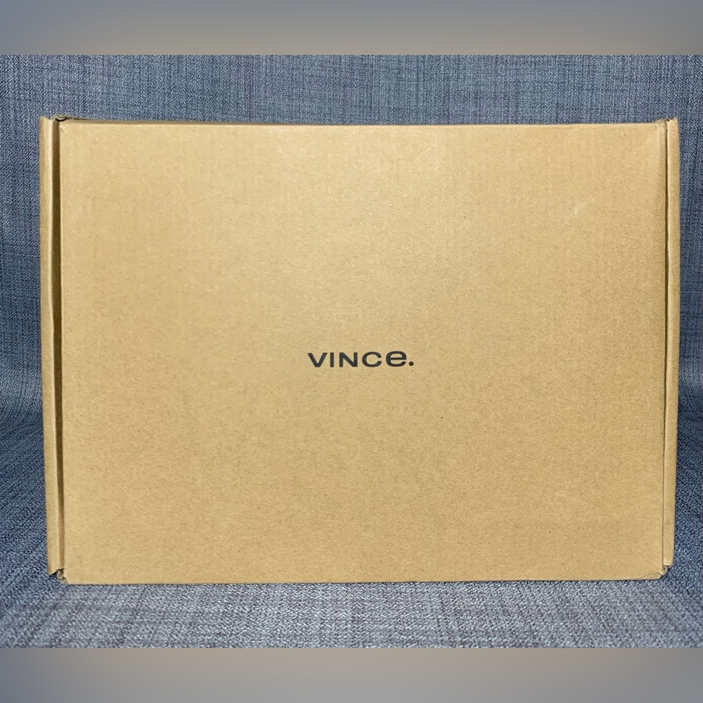 Vince Mari Slip On Platform Wedge Sandals Tan Leather Size 11 - Picture 7 of 8